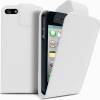 Leather Flip Case for iPhone 4 / 4S - White